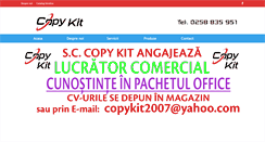 Desktop Screenshot of copykit.ro